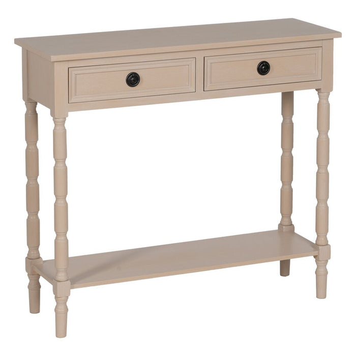 Consolă Alb lemn de pin Lemn MDF 90 x 30 x 81 cm