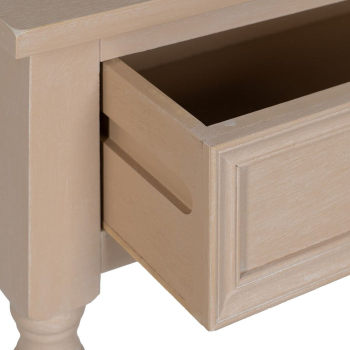 Consolă Alb lemn de pin Lemn MDF 90 x 30 x 81 cm