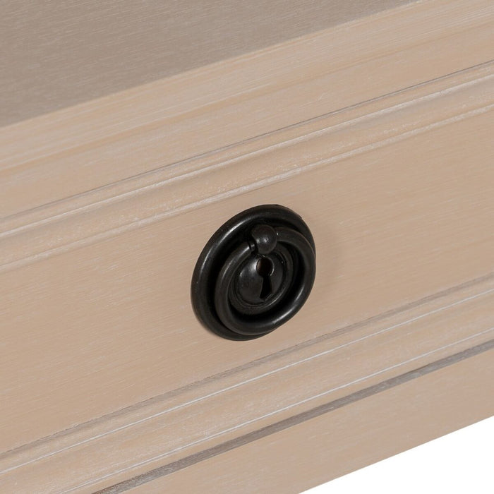 Consolă Alb lemn de pin Lemn MDF 90 x 30 x 81 cm