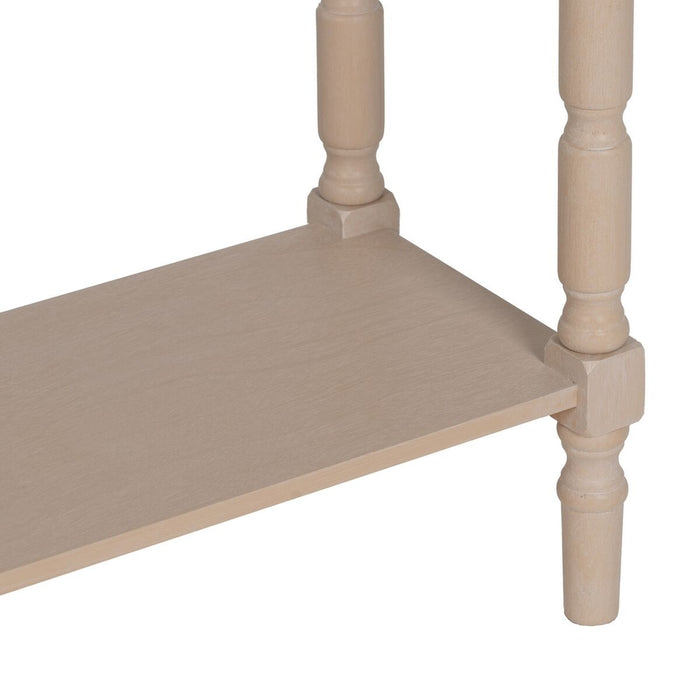 Consolă Alb lemn de pin Lemn MDF 90 x 30 x 81 cm