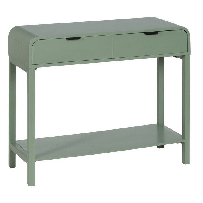 Consolă Verde lemn de pin Lemn MDF 90 x 32 x 75 cm