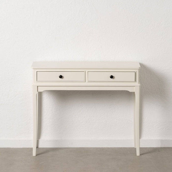 Consolă Alb lemn de pin Lemn MDF 90 x 33 x 75 cm