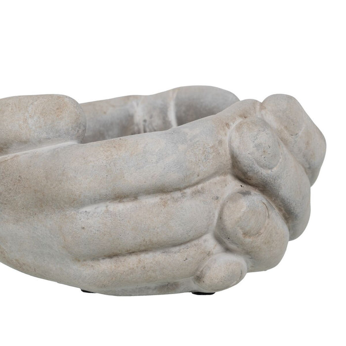 Ghiveci Gri Цимент Mână 24 x 22 x 12 cm