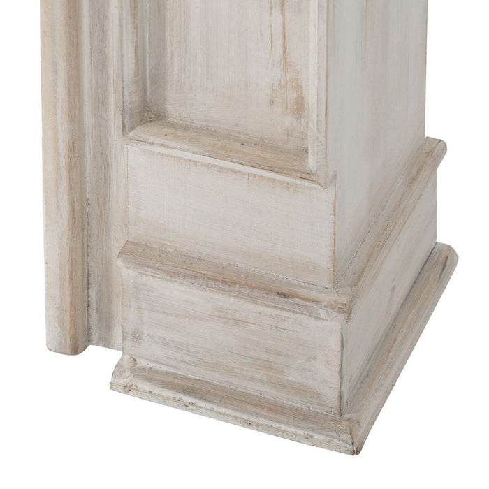 Partea din față a șemineului Lemn de brad Lemn MDF 108 x 21,5 x 101 cm