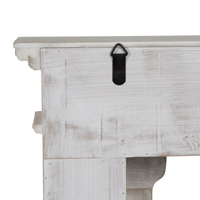 Partea din față a șemineului Lemn de brad Lemn MDF 108 x 21,5 x 101 cm