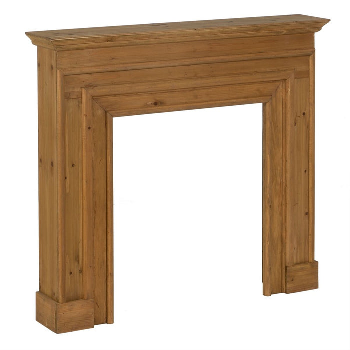 Partea din față a șemineului Lemn de brad Lemn MDF 108 x 20 x 100 cm