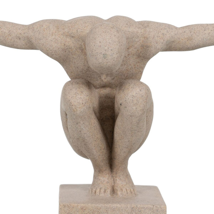 Figură Decorativă Crem 32 x 11,5 x 23 cm