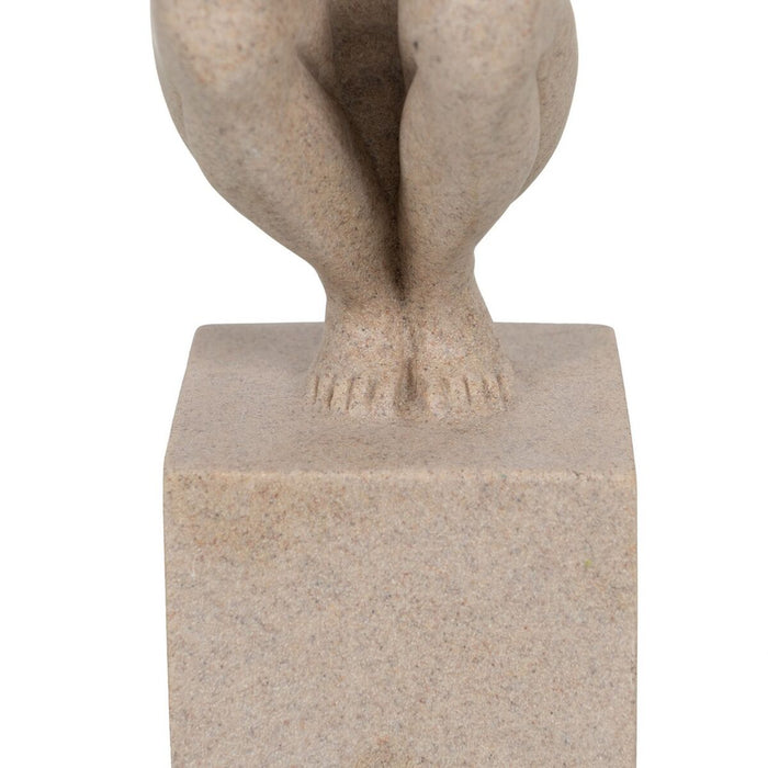 Figură Decorativă Crem 32 x 11,5 x 23 cm