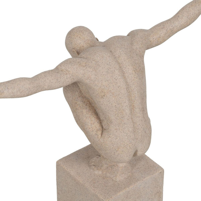Figură Decorativă Crem 32 x 11,5 x 23 cm