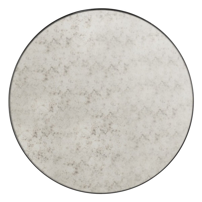 Oglindă de perete Negru Geam Fier 90 x 90 cm