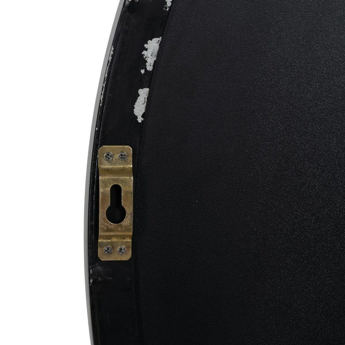 Oglindă de perete Negru Geam Fier 90 x 90 cm