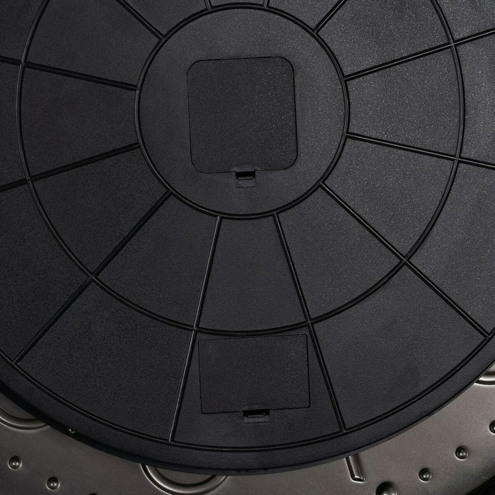 Ceas de Perete Auriu* Fier 60 x 8 x 60 cm