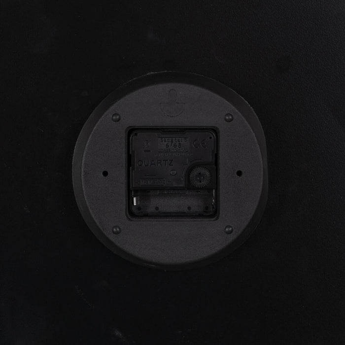 Ceas de Perete Alb Natural Fier 60 x 60 x 6 cm