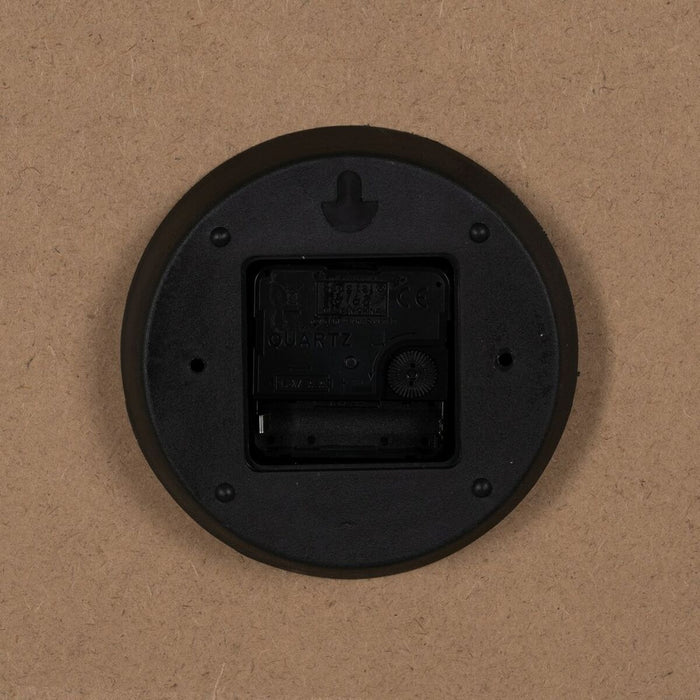 Ceas de Perete Alb Negru Fier 46 x 46 x 6 cm