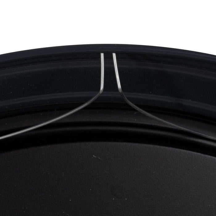 Ceas de Perete Alb Negru Fier 70 x 70 x 6,5 cm