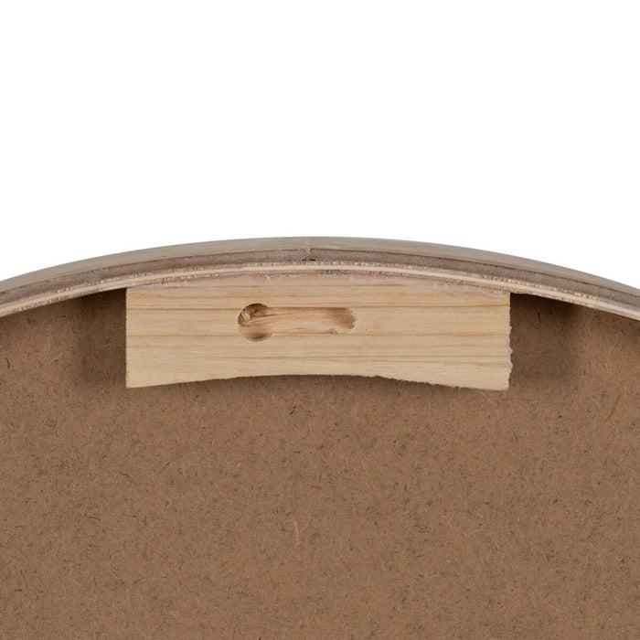 Ceas de Perete Alb Lemn 60 x 60 x 6,5 cm