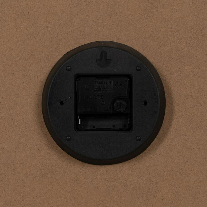 Ceas de Perete Natural Lemn Geam 60 x 60 x 6,5 cm