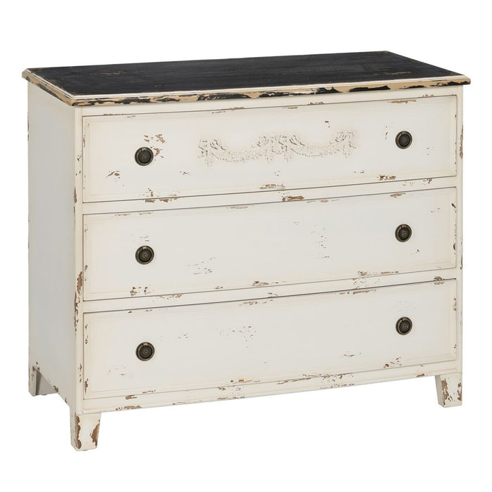 Dulap cu Sertare Alb Lemn de brad Lemn MDF 105 x 50 x 87,5 cm