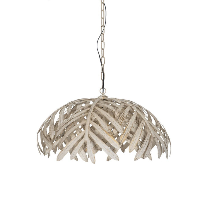 Lustră Alb Metal Frunze 220-240 V 75 x 75 x 40 cm