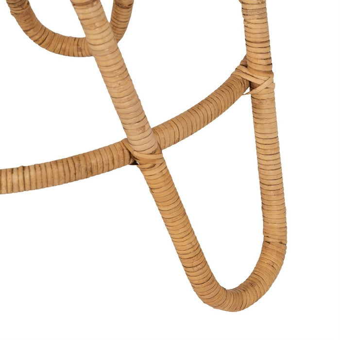Set de 2 mese Bej Ratan 60 x 60 x 39 cm (2 Unități)