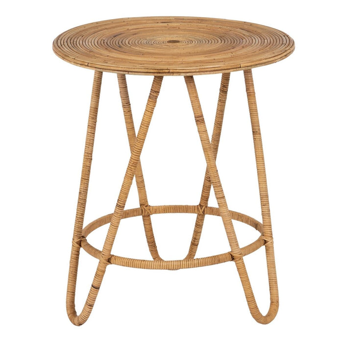 Set de 2 mese Bej Ratan 60 x 60 x 39 cm (2 Unități)
