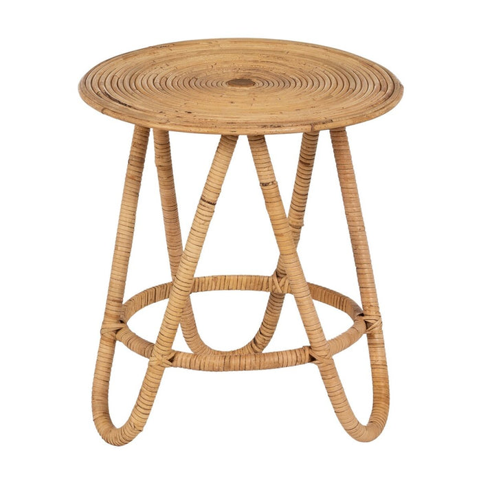 Set de 2 mese Bej Ratan 60 x 60 x 39 cm (2 Unități)