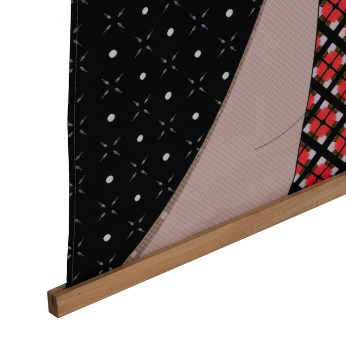 Decorațiune de Perete Tapiserie Femeie Cânepă Lemn de brad Țesătură 125 x 1,7 x 160 cm