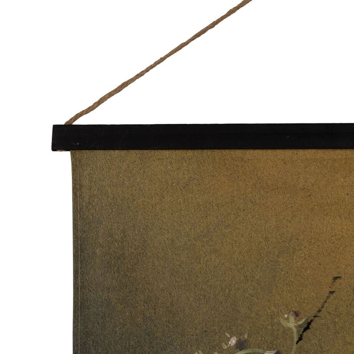 Decorațiune de Perete Tapiserie Cânepă Lemn de brad Țesătură 125 x 1,7 x 145 cm