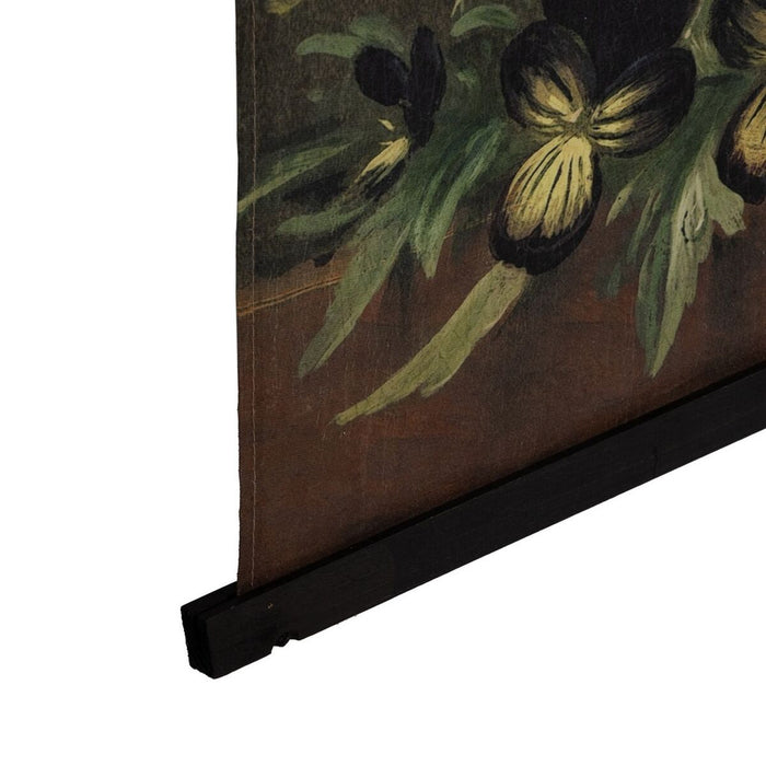 Decorațiune de Perete Tapiserie Cânepă Lemn de brad Țesătură 125 x 1,7 x 145 cm