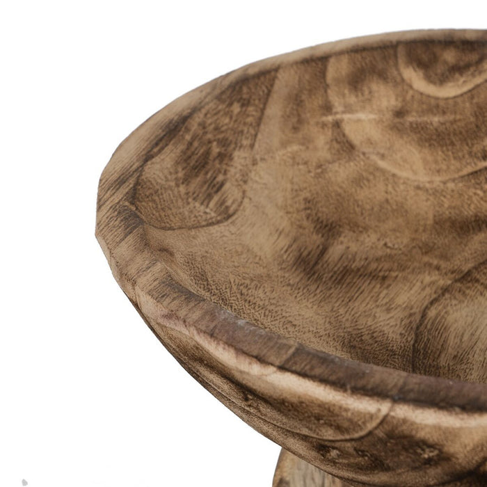 Decorațiune pentru Centrul Mesei Bej Lemn 30 x 30 x 18 cm