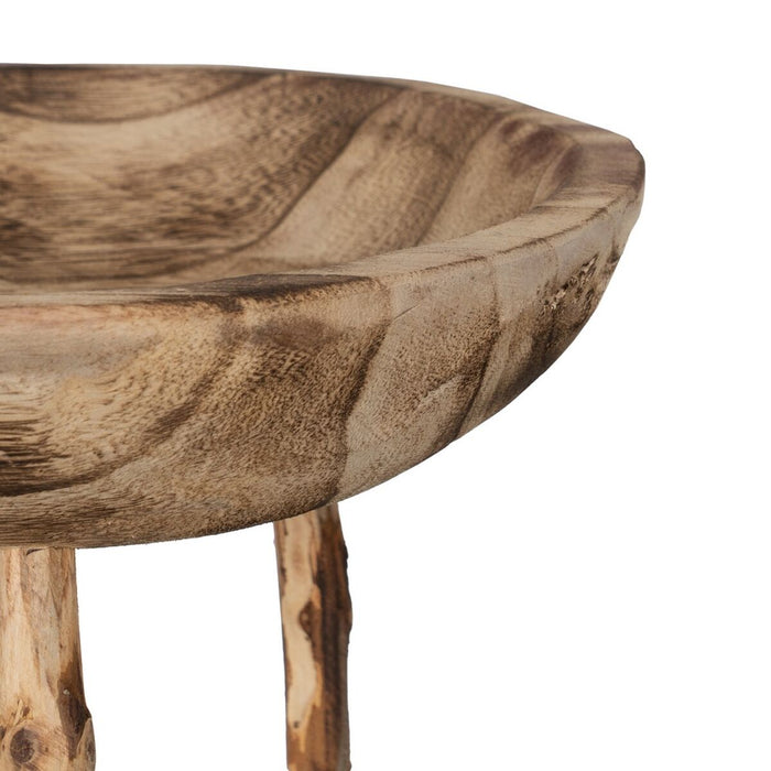 Decorațiune pentru Centrul Mesei Bej Lemn 27 x 27 x 16 cm