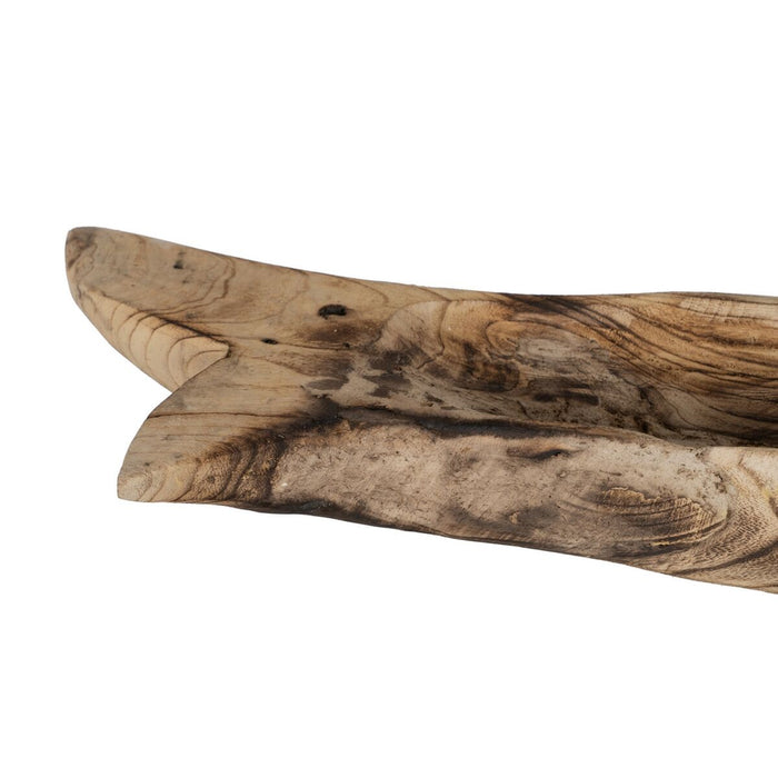 Decorațiune pentru Centrul Mesei Pește Bej 76 x 13 x 26 cm