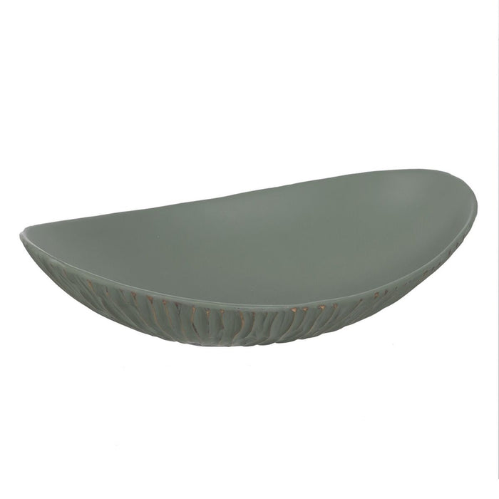 Decorațiune pentru Centrul Mesei Verde Auriu* Polirășină 35,3 x 22,5 x 8,5 cm