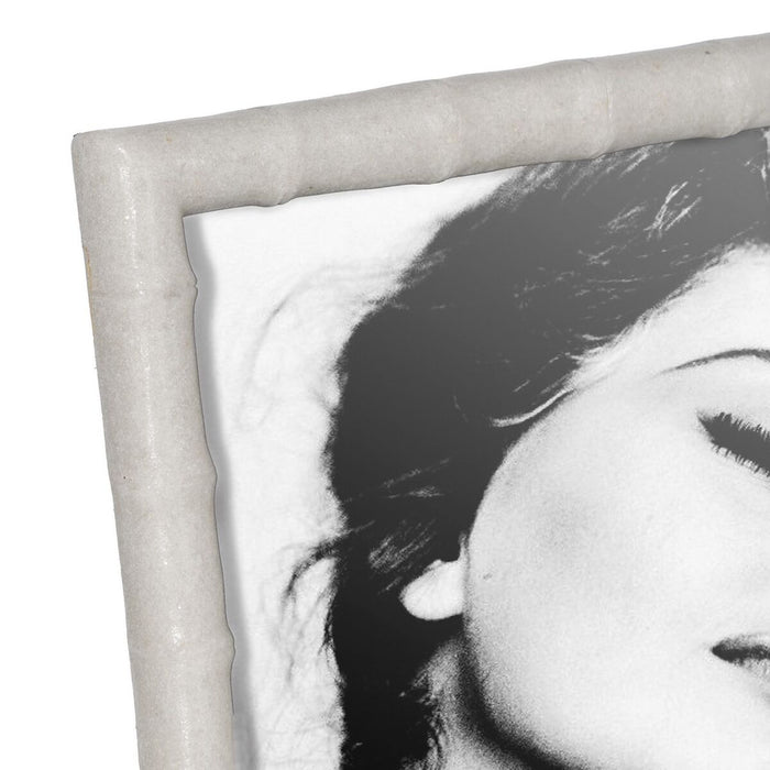 Ramă Foto Alb Polirășină 18,2 x 2,3 x 23 cm