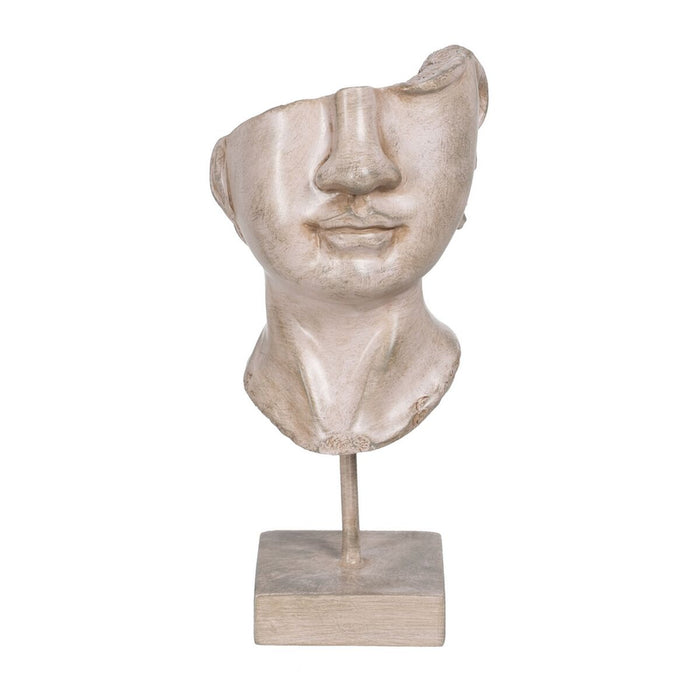 Figură Decorativă Bej 12,5 x 13,5 x 27,5 cm
