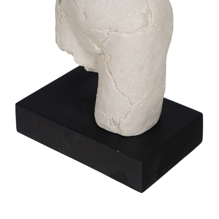 Figură Decorativă Negru Crem 21 x 12 x 43,3 cm