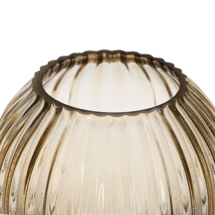 Vază Chihlimbar Geam 12 x 12 x 20 cm