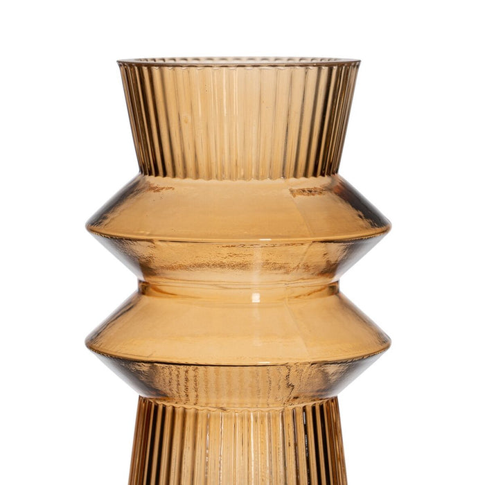 Vază Chihlimbar Geam 11,5 x 11,5 x 26,5 cm