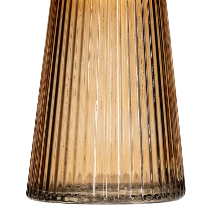 Vază Chihlimbar Geam 11,5 x 11,5 x 26,5 cm