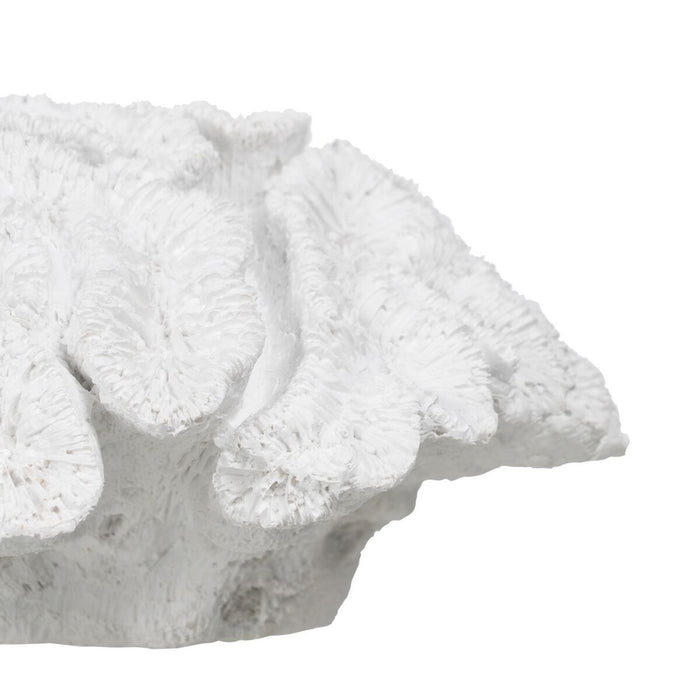 Figură Decorativă Alb Coral 23 x 22 x 11 cm
