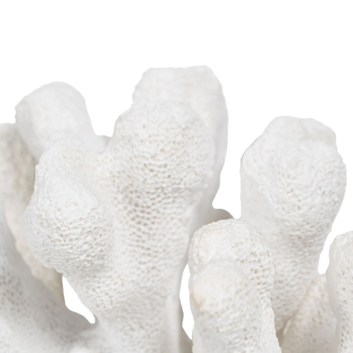 Figură Decorativă Alb Coral 19 x 14 x 11 cm
