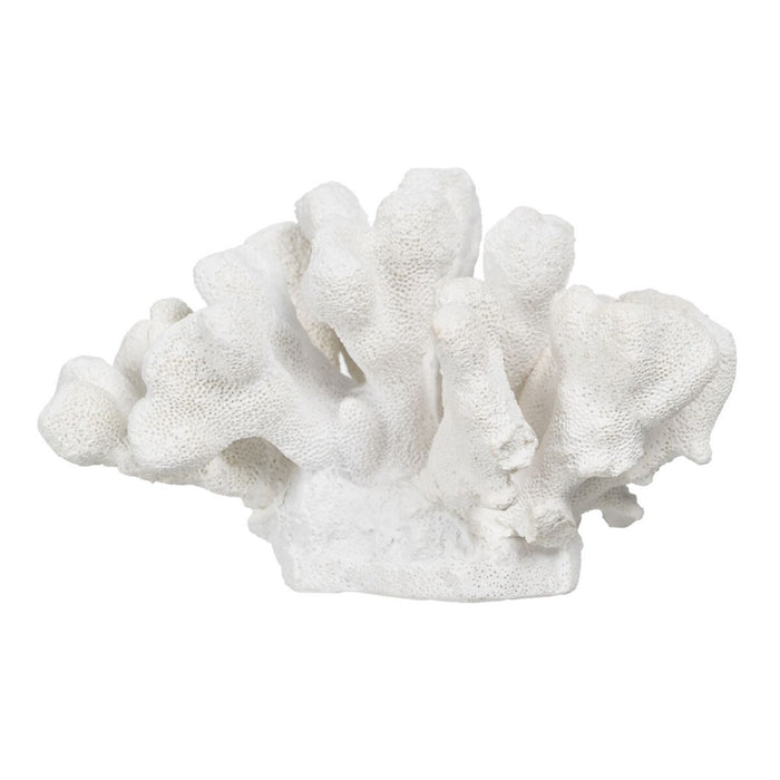 Figură Decorativă Alb Coral 19 x 14 x 11 cm