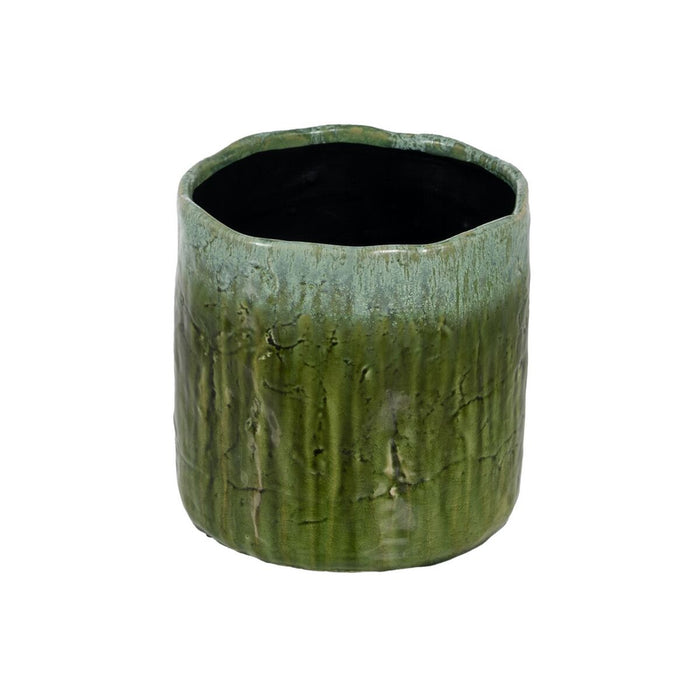 Ghiveci Verde Ceramică Ø 23 cm 23 x 23 x 23 cm