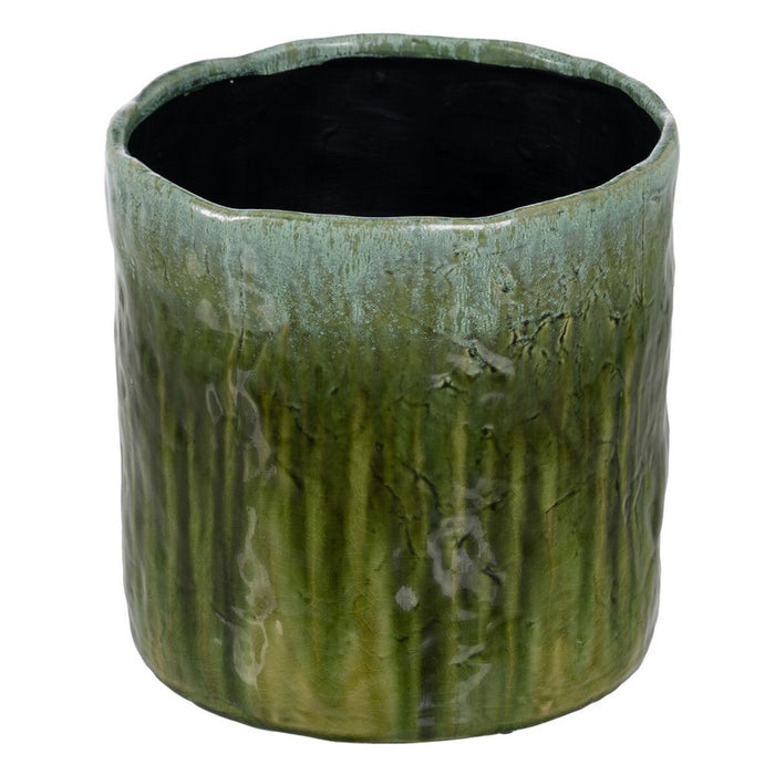 Ghiveci Verde Ceramică 31 x 31 x 31 cm