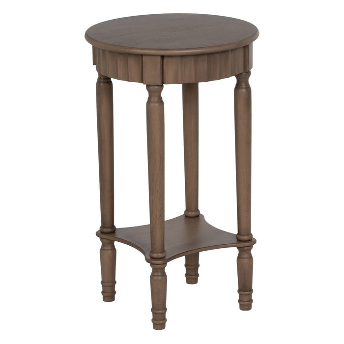 Măsuță Laterală Maro lemn de pin Lemn MDF 40 x 40 x 66 cm