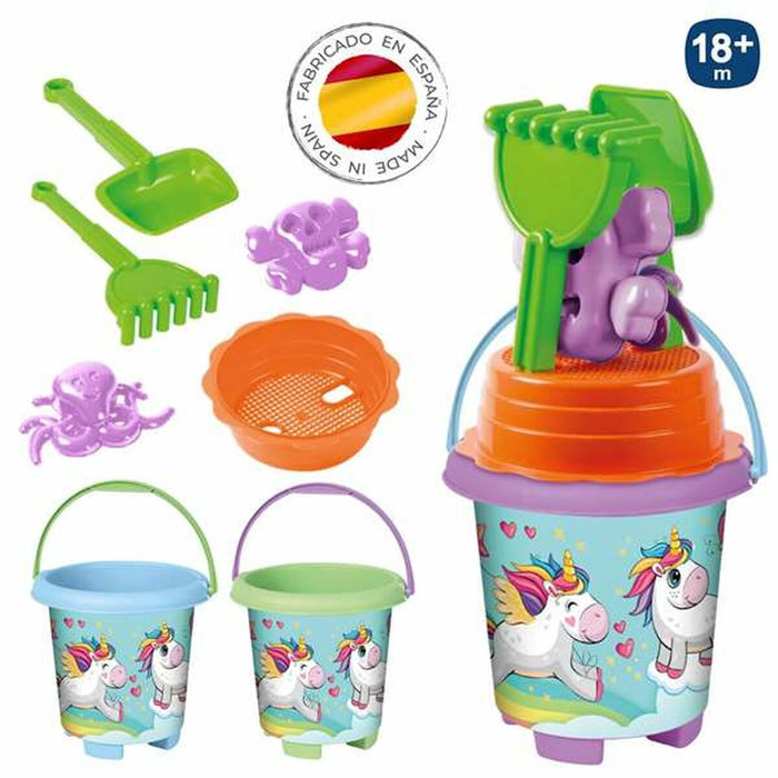 Set de jucării de plajă Juinsa Unicorn 20 x 41 cm