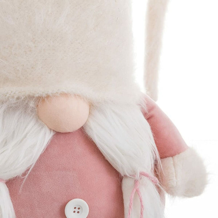 Ornament de Crăciun Roz Nisip Țesătură 37 x 30 x 9,2 cm