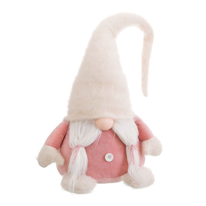 Ornament de Crăciun Roz Nisip Țesătură 37 x 30 x 9,2 cm