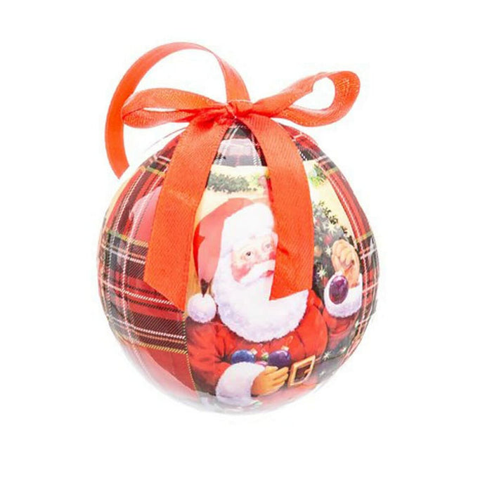 Globuri de Crăciun Roșu Multicolor Hârtie Polyfoam Om de Zăpadă 7,5 x 7,5 x 7,5 cm (14 Unități)