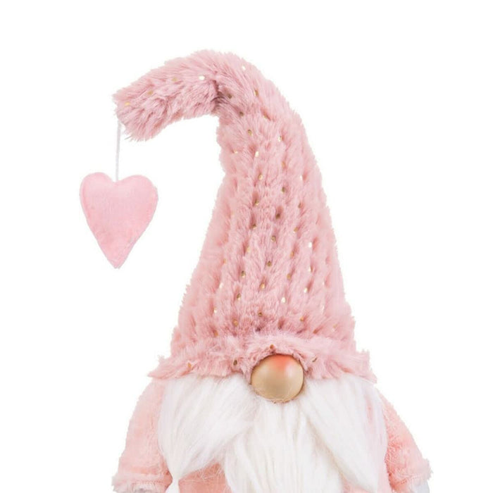 Ornament de Crăciun Roz Polirășină Nisip Polyfoam Țesătură 12 x 13 x 28 cm